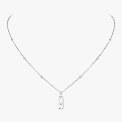 [Clover Jewelry] Move Uno Gold Diamond Long Necklace