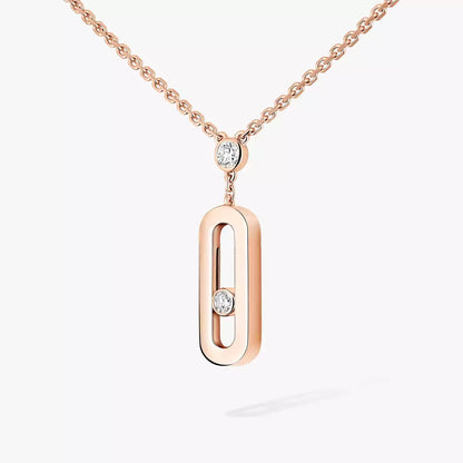 [Clover Jewelry] Move Uno Gold Diamond Long Necklace