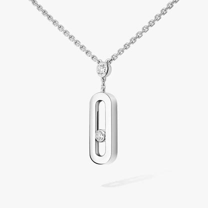 [Clover Jewelry] Move Uno Gold Diamond Long Necklace