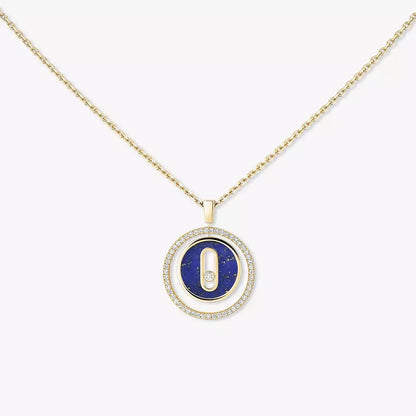 [Clover Jewelry]Lucky Move Diamond Necklace in Rose Gold and White Mother-of-Pearl