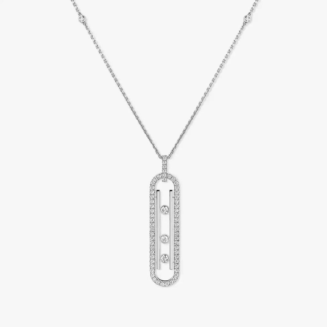[Clover Jewelry]Diamond Necklace Move 10Th