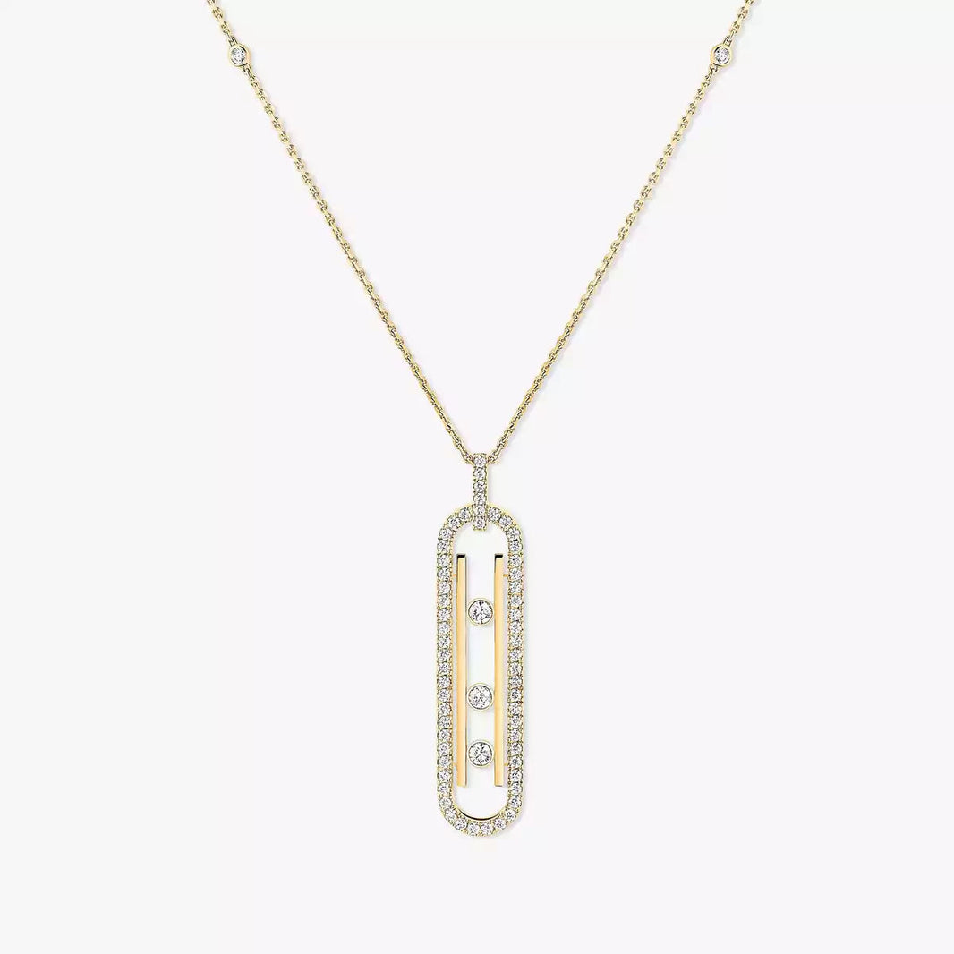 [Clover Jewelry]Diamond Necklace Move 10Th