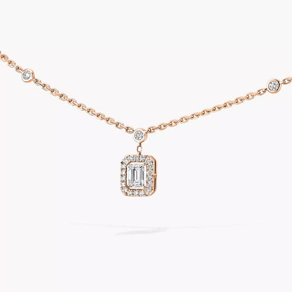 [Clover Jewelry]My Twin Diamond Necklace in Silver