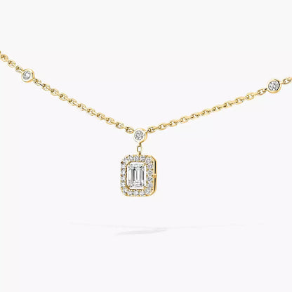 [Clover Jewelry]My Twin Diamond Necklace in Silver