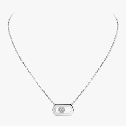 [Clover Jewelry]So Move Diamond Necklace in Gold