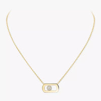 [Clover Jewelry]So Move Diamond Necklace in Gold