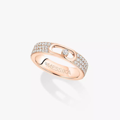 [Clover Jewelry]Move Joaillerie Pave_ Diamond Wedding Ring