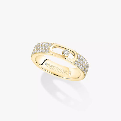 [Clover Jewelry]Move Joaillerie Pave_ Diamond Wedding Ring