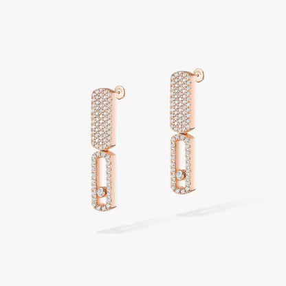 [Clover Jewelry]Imperial Move SM Diamond Earrings