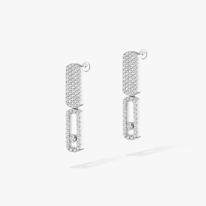 [Clover Jewelry]Imperial Move SM Diamond Earrings