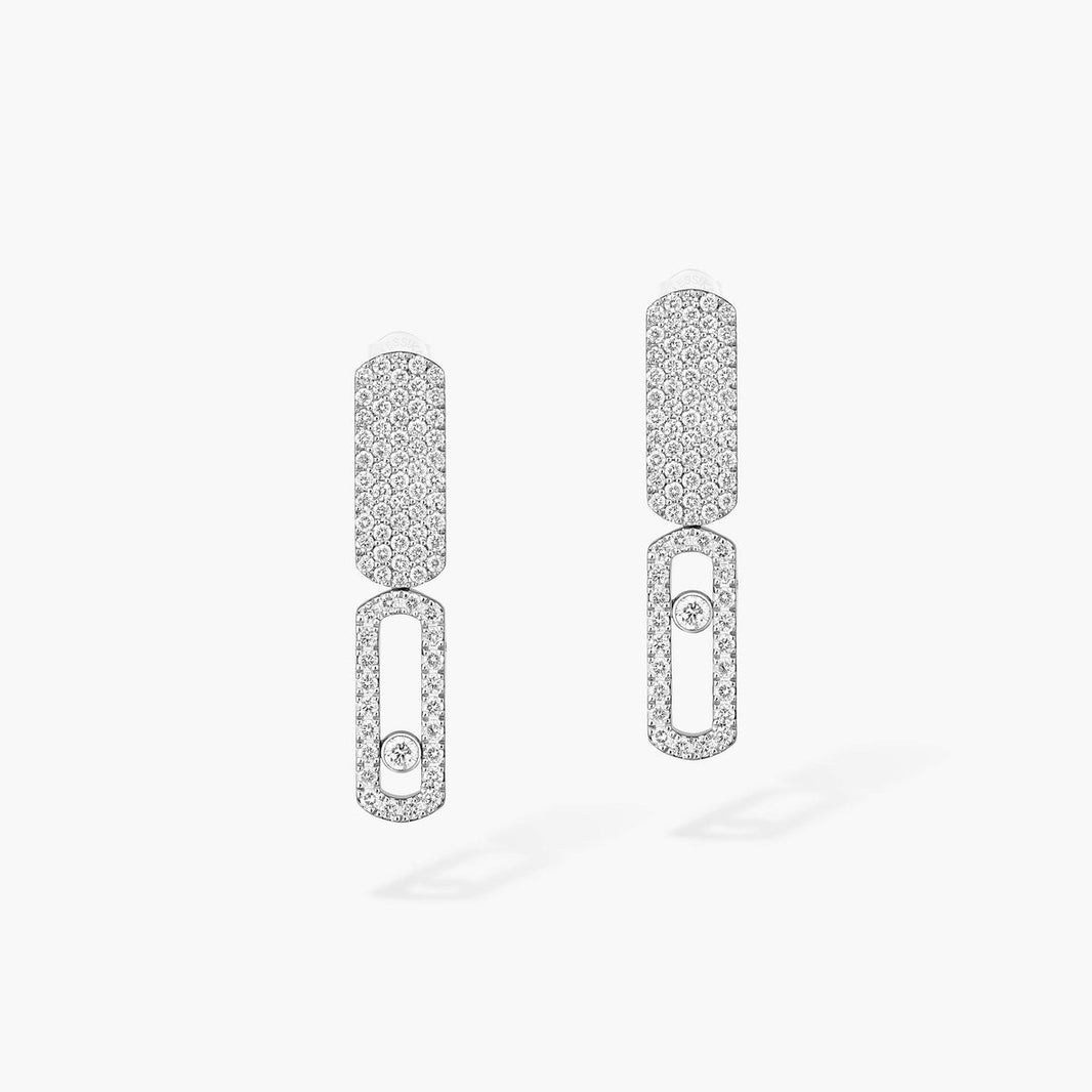 [Clover Jewelry]Imperial Move SM Diamond Earrings