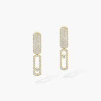 [Clover Jewelry]Imperial Move SM Diamond Earrings