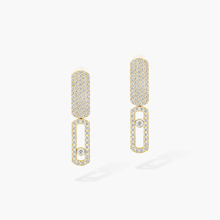[Clover Jewelry]Imperial Move SM Diamond Earrings