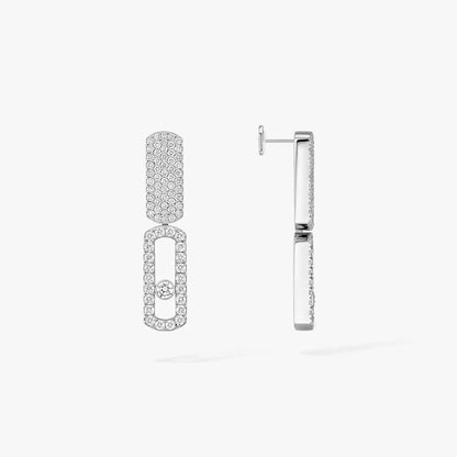 [Clover Jewelry]Imperial Move SM Diamond Earrings