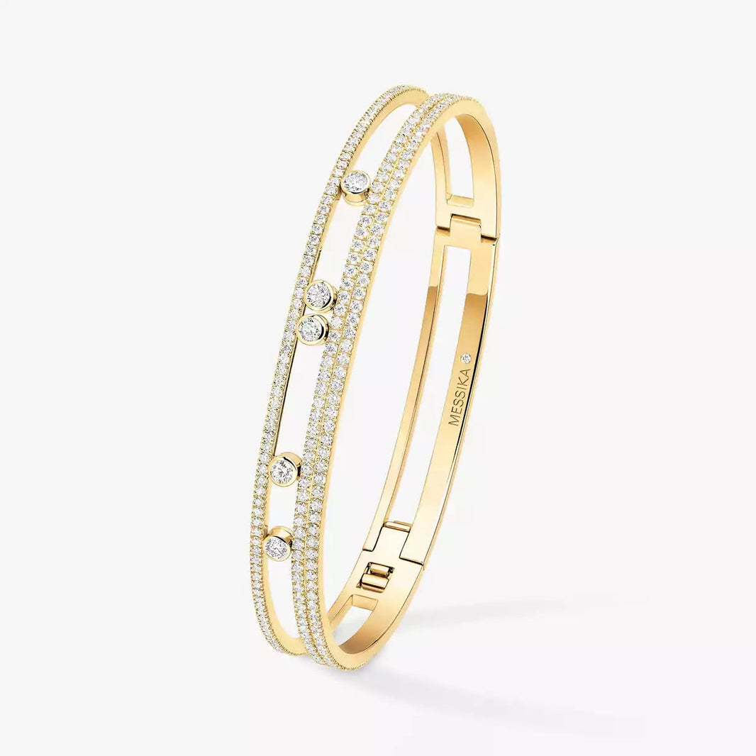[Clover Jewelry]Move Romane pavé bangle