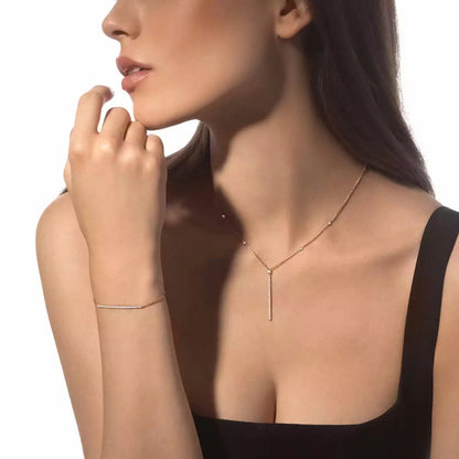[Clover Jewelry]Diamond Thin Bangle 0.15ct My Twin Toi & Moi