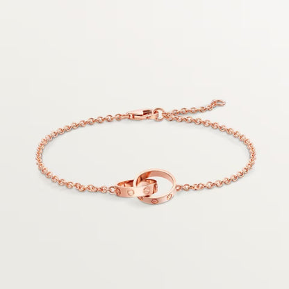 [Clover Jewelry]LOVE BRACELET DOUBLE RING