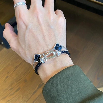 [Clover Jewelry]CLOVER 5 MOTIF PIETERSITE BRACELET COLLECTION