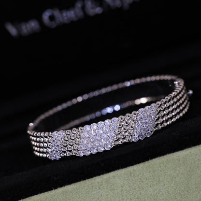 [Clover Jewelry]FIVE-ROW DIAMOND BRACELET