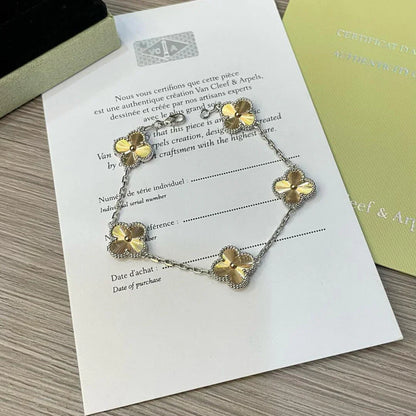 [Clover Jewelry] CLOVER 5 MOTIF LASER BRACELET COLLECTION