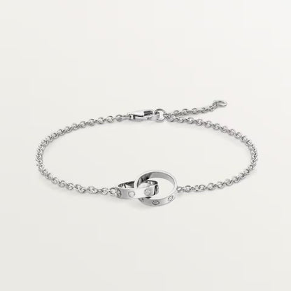 [Clover Jewelry]LOVE BRACELET DOUBLE RING