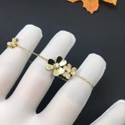 [Clover Jewelry]FRIVOLE GOLD 5 FLOWERS BRACELET