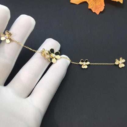 [Clover Jewelry]FRIVOLE GOLD 5 FLOWERS BRACELET
