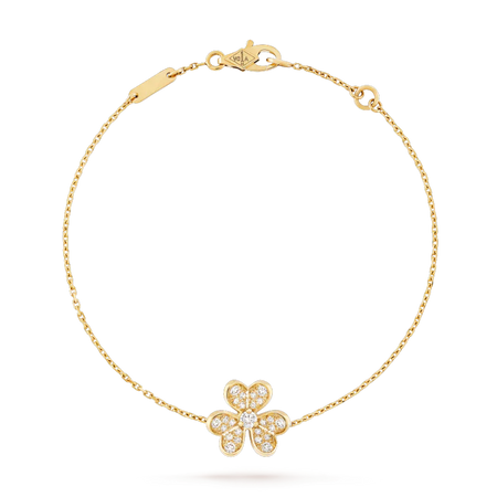 [Clover Jewelry]FRIVOLE GOLD FLOWER DIAMOND BRACELET