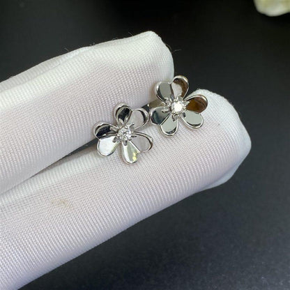 [Clover Jewelry]FRIVOLE MINI SILVER FLOWER EARRINGS