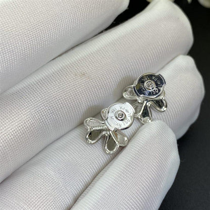 [Clover Jewelry]FRIVOLE MINI SILVER FLOWER EARRINGS