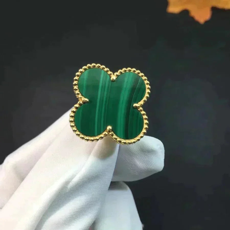 [Clover Jewelry]CLOVER MALACHITE RING