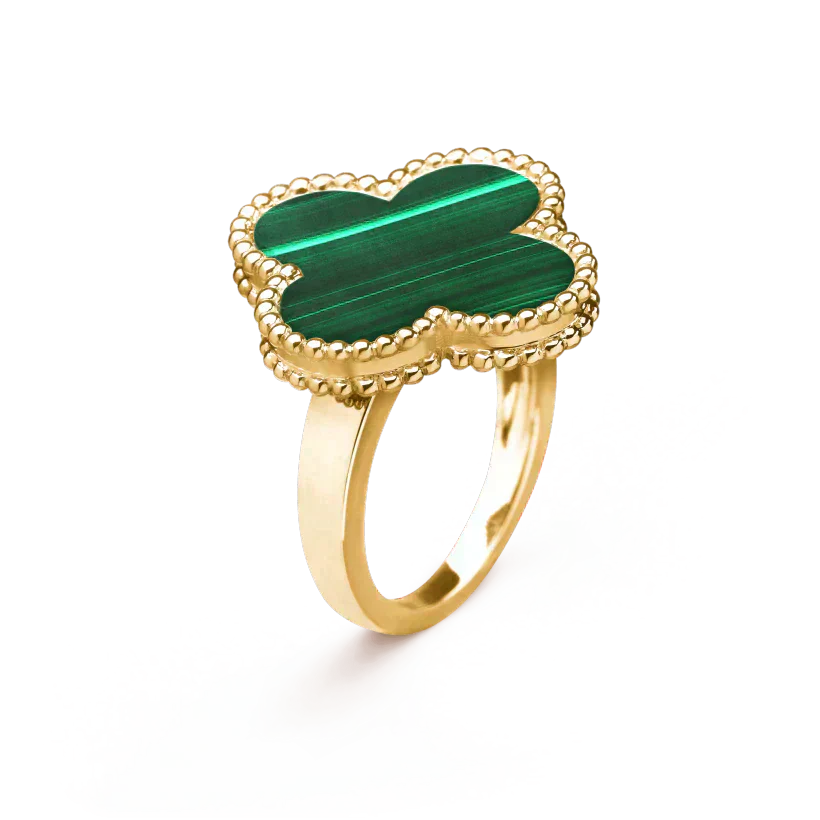 [Clover Jewelry]CLOVER MALACHITE RING