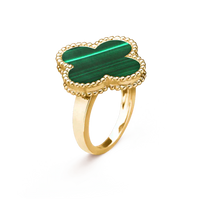 [Clover Jewelry]CLOVER MALACHITE RING