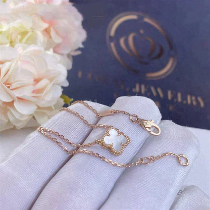 [Clover Jewelry]CLOVER WHITE MOP SINGLE FLOWER BRACELET