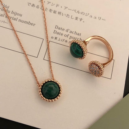 [Clover Jewelry]PERLEE COULEURS DIAMOND ROSE GOLD BETWEEN THE FINGER RING