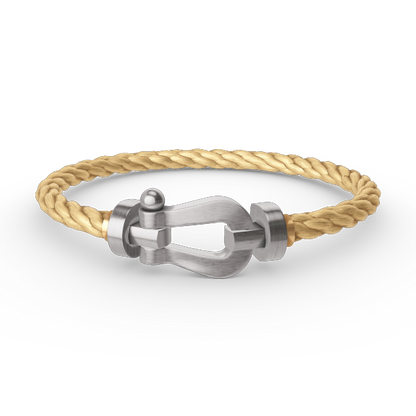 [Clover Jewelry]FORCE LARGE HORSESHOE NO DIAMOND BRACELET SILVER
