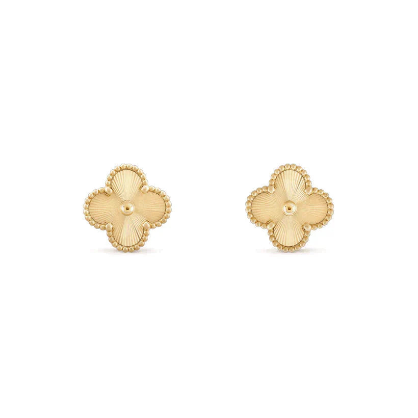 [Clover Jewelry]CLOVER MEDIUM 1 MOTIFS LASER EARRINGS