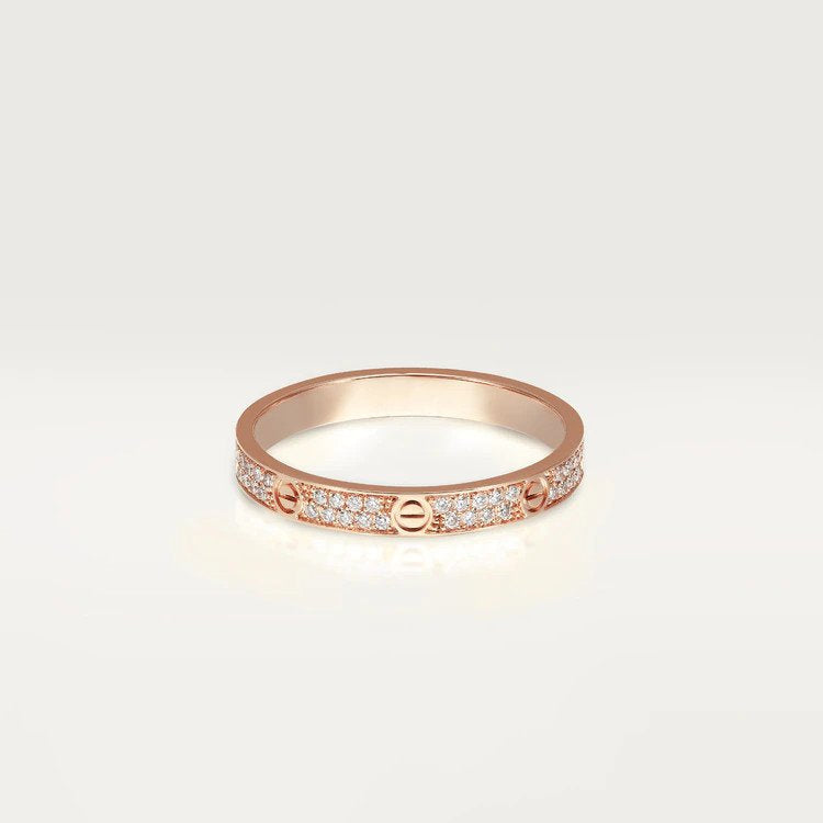 [Clover Jewelry]LOVE RING 2.65MM DIAMOND