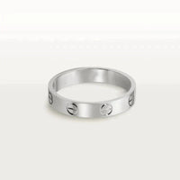 [Clover Jewelry]LOVE RING 4MM 1 DIAMOND SILVER