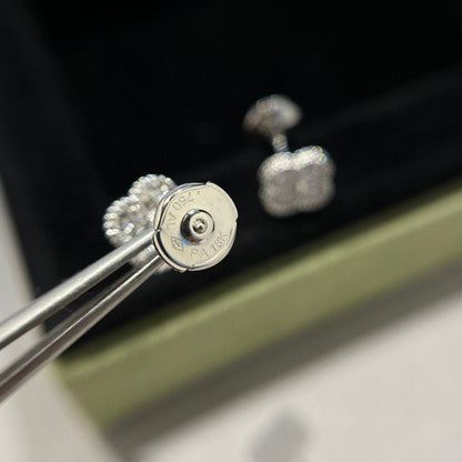 [Clover Jewelry]CLOVER MINI DIAMOND STUD EARRINGS