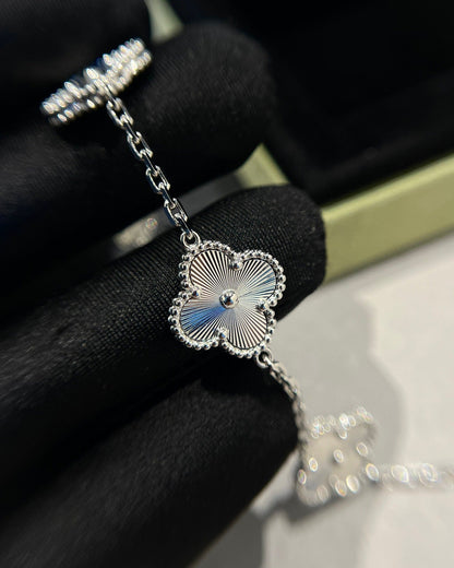 [Clover Jewelry] CLOVER 5 MOTIF LASER BRACELET COLLECTION