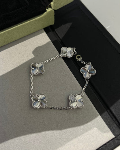 [Clover Jewelry] CLOVER 5 MOTIF LASER BRACELET COLLECTION